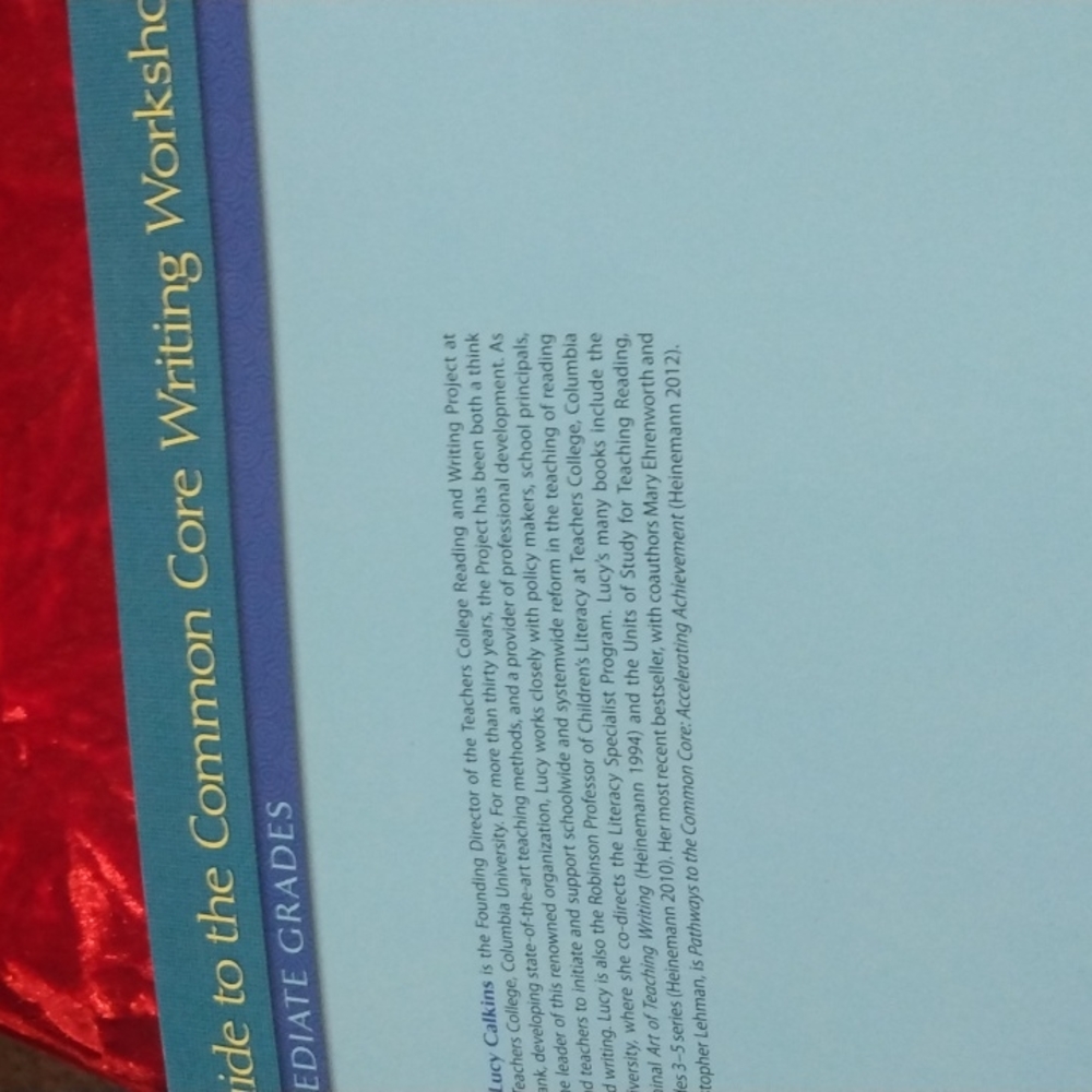 A Guide To The Common Core Writing Workshop/ Intermediate grades - Picture 6 of 6
